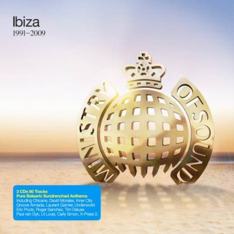 Ministry of Sound Ibiza 1991 - 2009 cover album with MOS logo