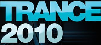 Trance 100 2010 - main logo, blue word trance and 2010 year