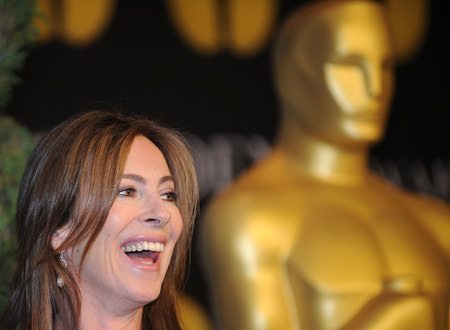 Katheryn Bigelow - with Oscar statue