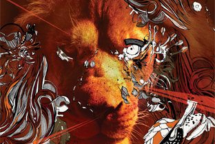 Life by James Zabiela  cover album with a lion face