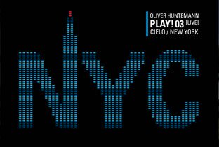 Play 03 by Oliver Huntemann - cover album with NYC dotted write type