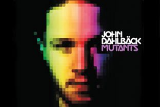 Mutants by John Dahlback - cover album with John's face in rainbow colors