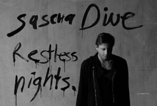 Restless Nights by Sascha Dive - cover album with sascha signature and photo