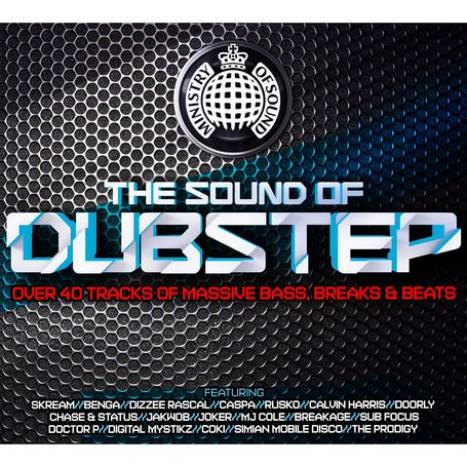 Sound Of Dubstep by MOS  - cover album with Ministry of sound logo and title in a futuristic background