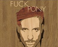 FuckPony - let the love flow - artist face on album cover