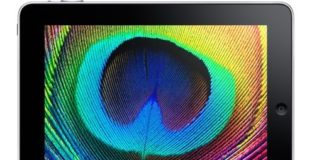 iPad - the new gadget from Apple screen front foto