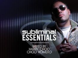 Subliminal Essentials by Harry Choo Choo Romero - album cover with Romero face and glases