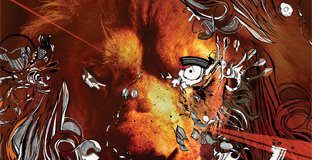 Life by James Zabiela cover album with a lion face
