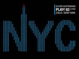 Play 03 by Oliver Huntemann - cover album with NYC dotted write type