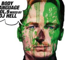 Body Language by Dj Hell - cover album with a green face