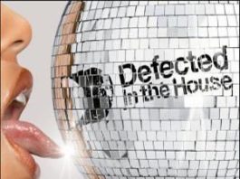Defected In The House - mirror orb with preatty woman face