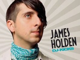 Dj Kicks by James Holden - cover album with James Holden's face
