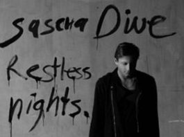 Restless Nights by Sascha Dive - cover album with sascha signature and photo