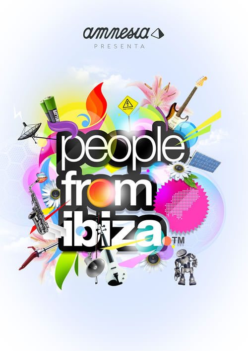 People From Ibiza - party flyer