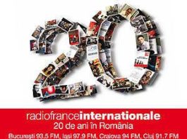20 de ani RFI Romania - logo