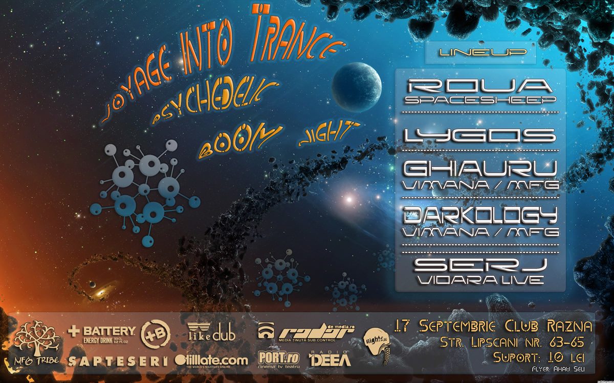 17 septembrie - Voiage onto Trance