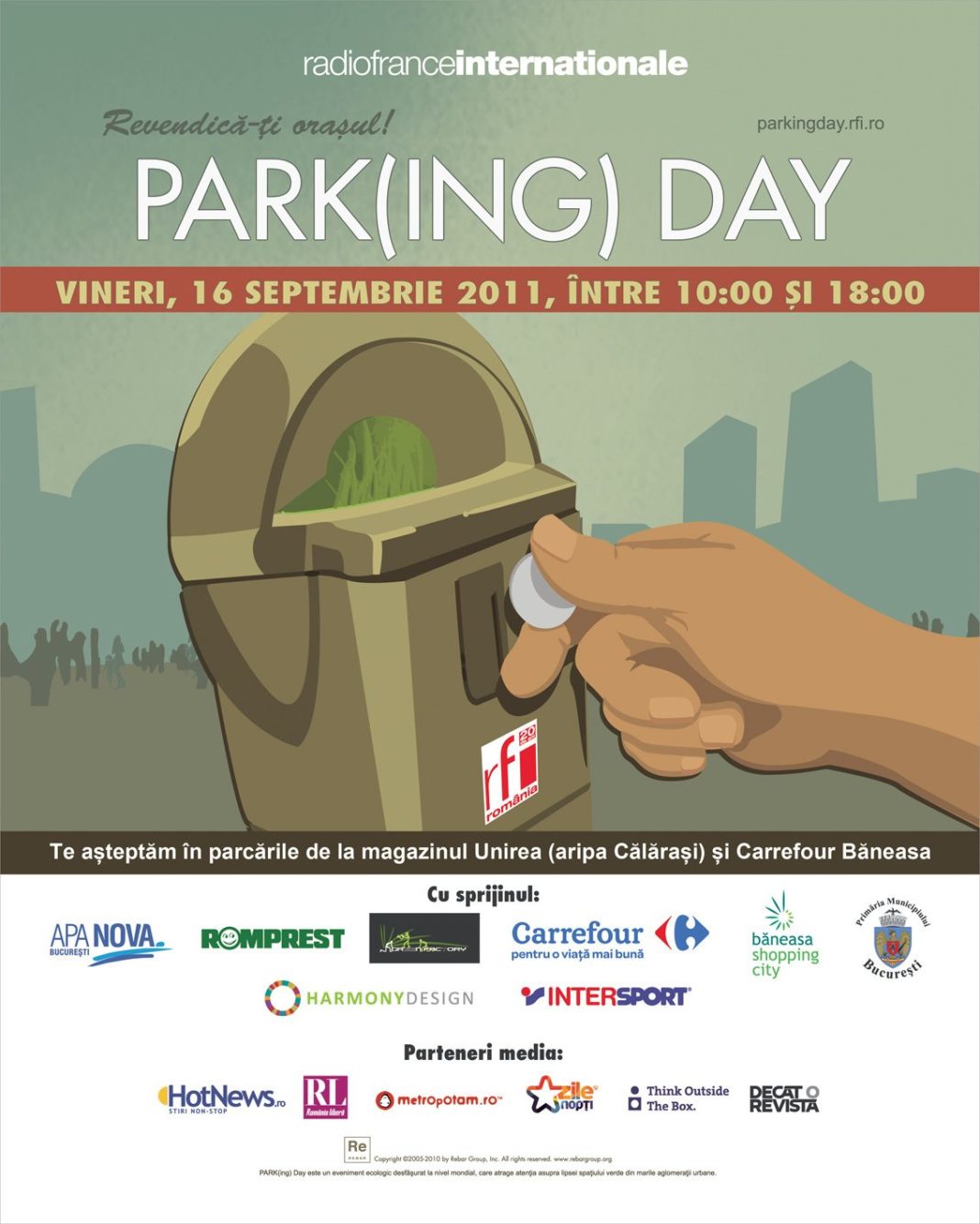 Vizual PARKingDay Bucuresti 2011