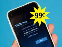 Smartphone-ul HTC First 99 de centi la AT&T