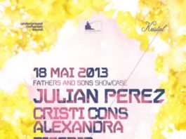 Party flyer: Julian Perez @ Kristal Club 18 Mai