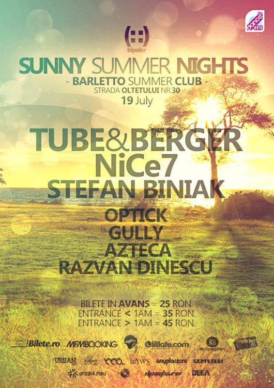 Flyer bipolar SUNNY SUMMER NIGHTS