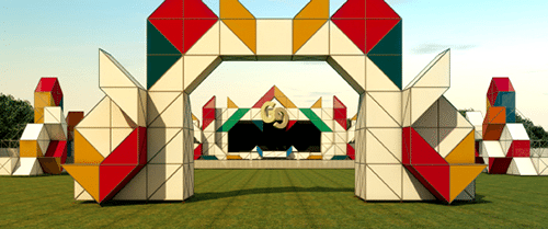 Godskitchen Fusion Cube Main Stage design