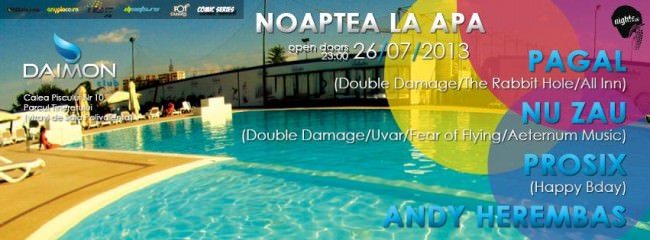 small flyer Noaptea la apa