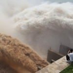 drenarea aluviunilor Yellow River in China