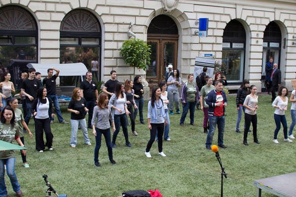 flashmob la Parking Day Bucuresti