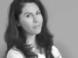 Valeria Galea black and white photo