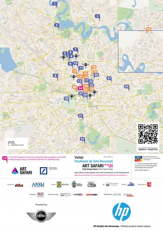 Traseul autobuzelor Noaptea Muzeelor 2014