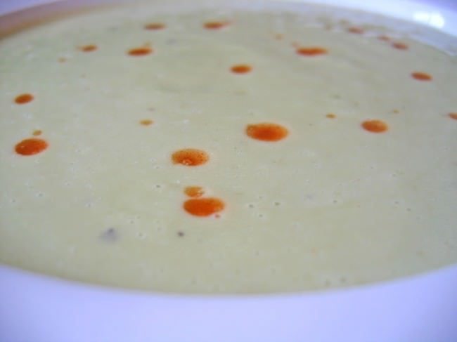 Supa de avocado a la Abidjan