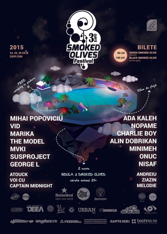 Afis 3SOF2015 cu line-up