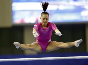 epa04440019 Silver medalist Larisa Andreea Iordache of Romania competes on the uneven bar during the Women's All-Around Artistic Gymnastics final at the 45th FIG Artistic Gymnastics World Championships in Nanning, China, 10 October 2014. EPA/RUNGROJ YONGRIT