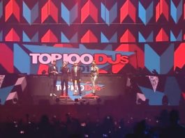 Dimitri Vegas & Like Mike la decernarea premiilor Top 100 DJ Mag 2015