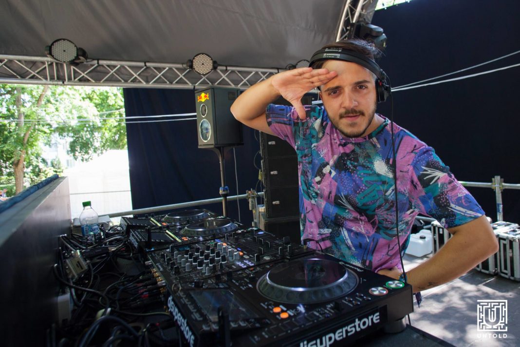 Alin Dobrikan pe scena Untold 2017