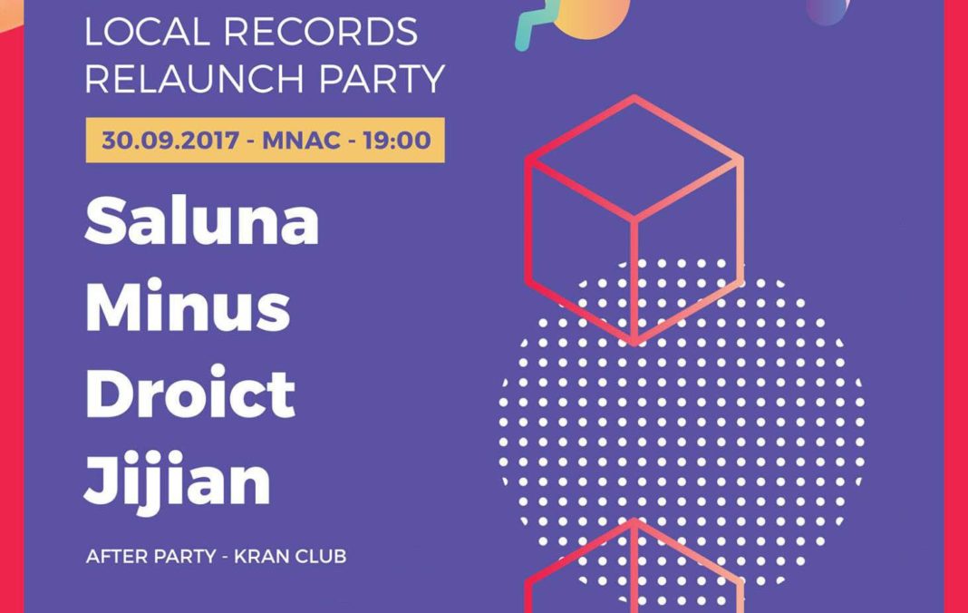 Flyer lansare LOCAL RECORDS - cut Flyer LOCAL RECORDS