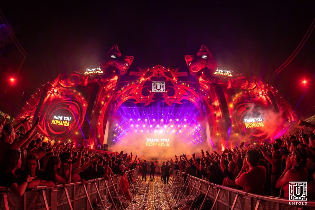 Scena principala a festivalului Untold