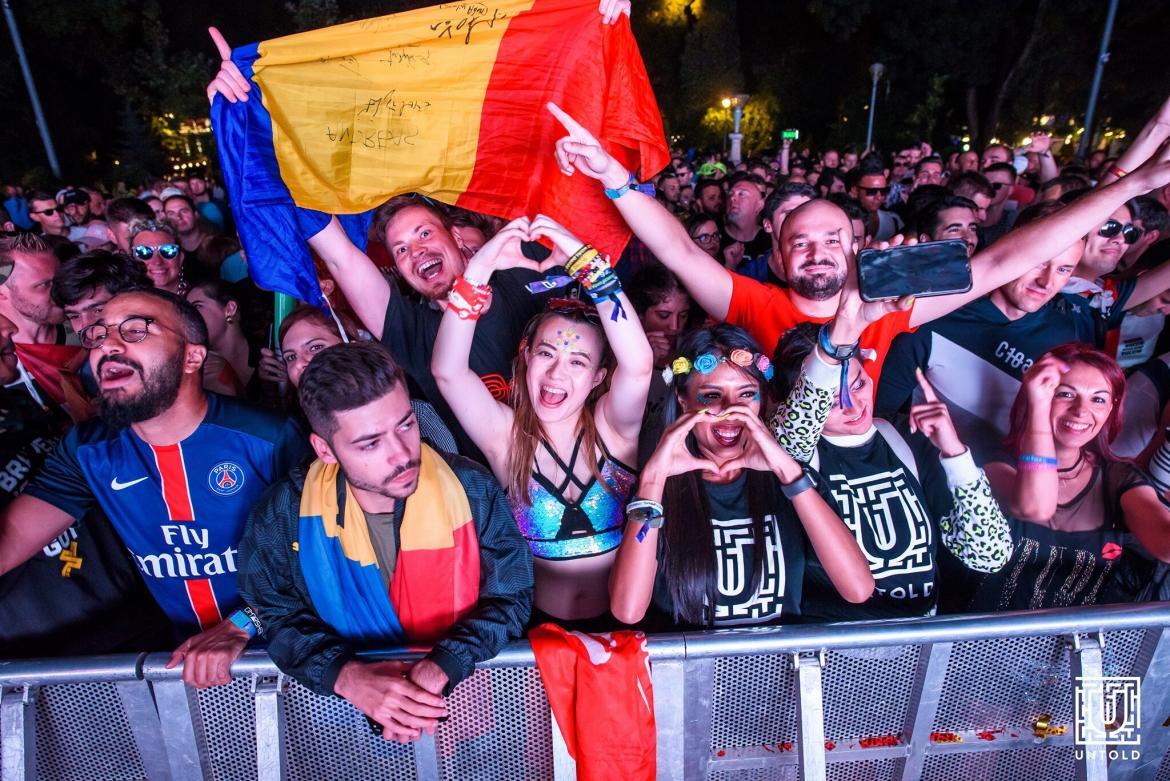 Fanii muzicii trance la Fortune Stage, august 2019 (Facebook/ Untold Fortune)